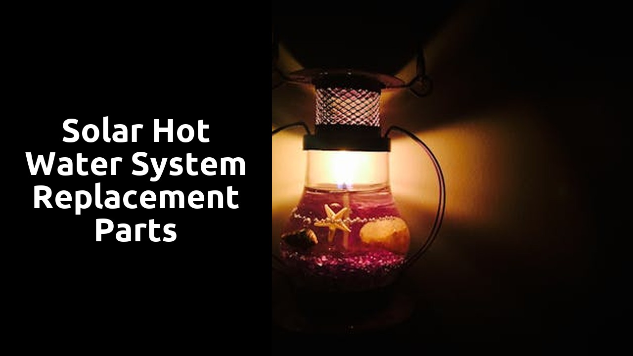 Solar Hot Water System Replacement Parts